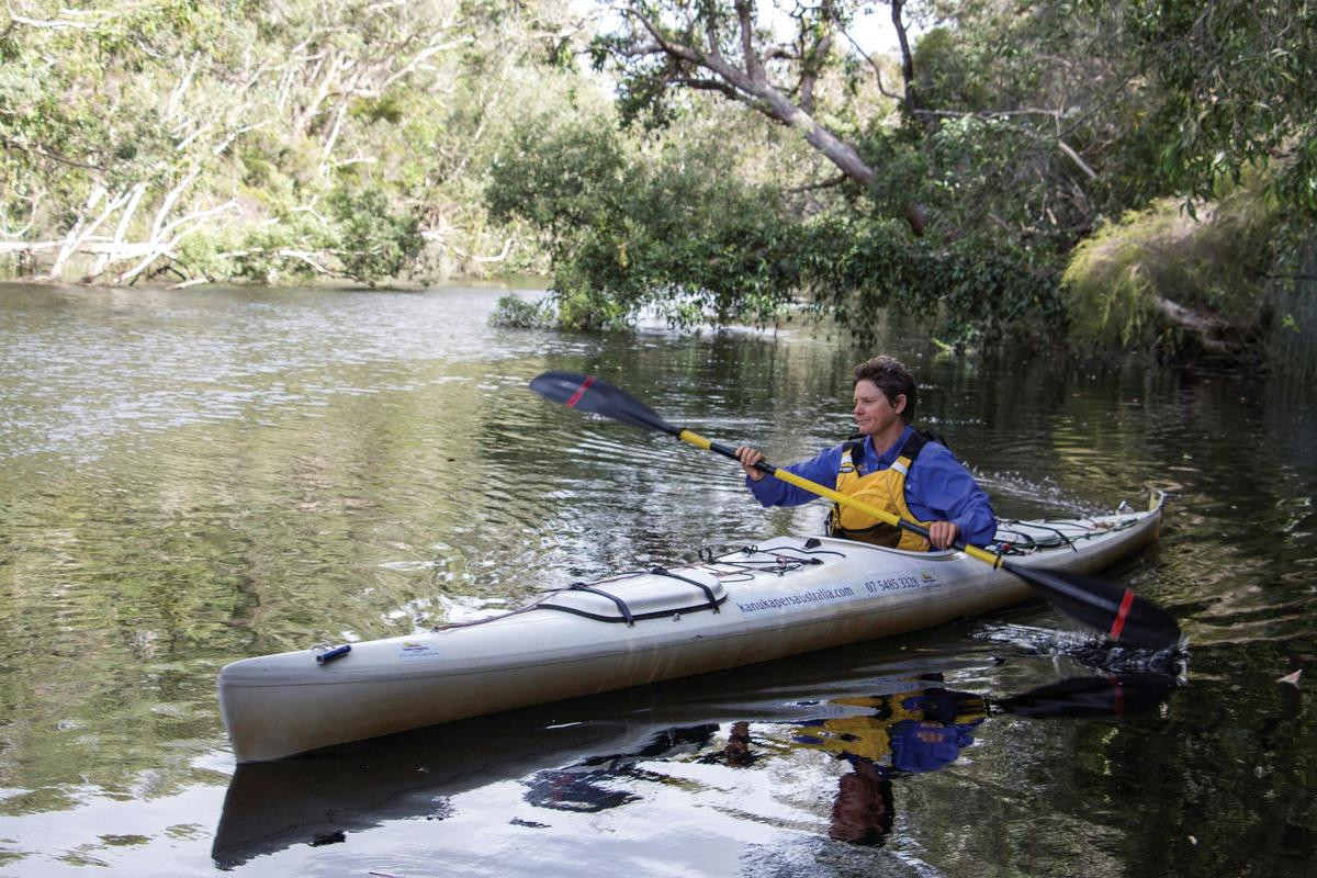Canoeing Upper Noosa River, Cooloola, Great Sandy National Park