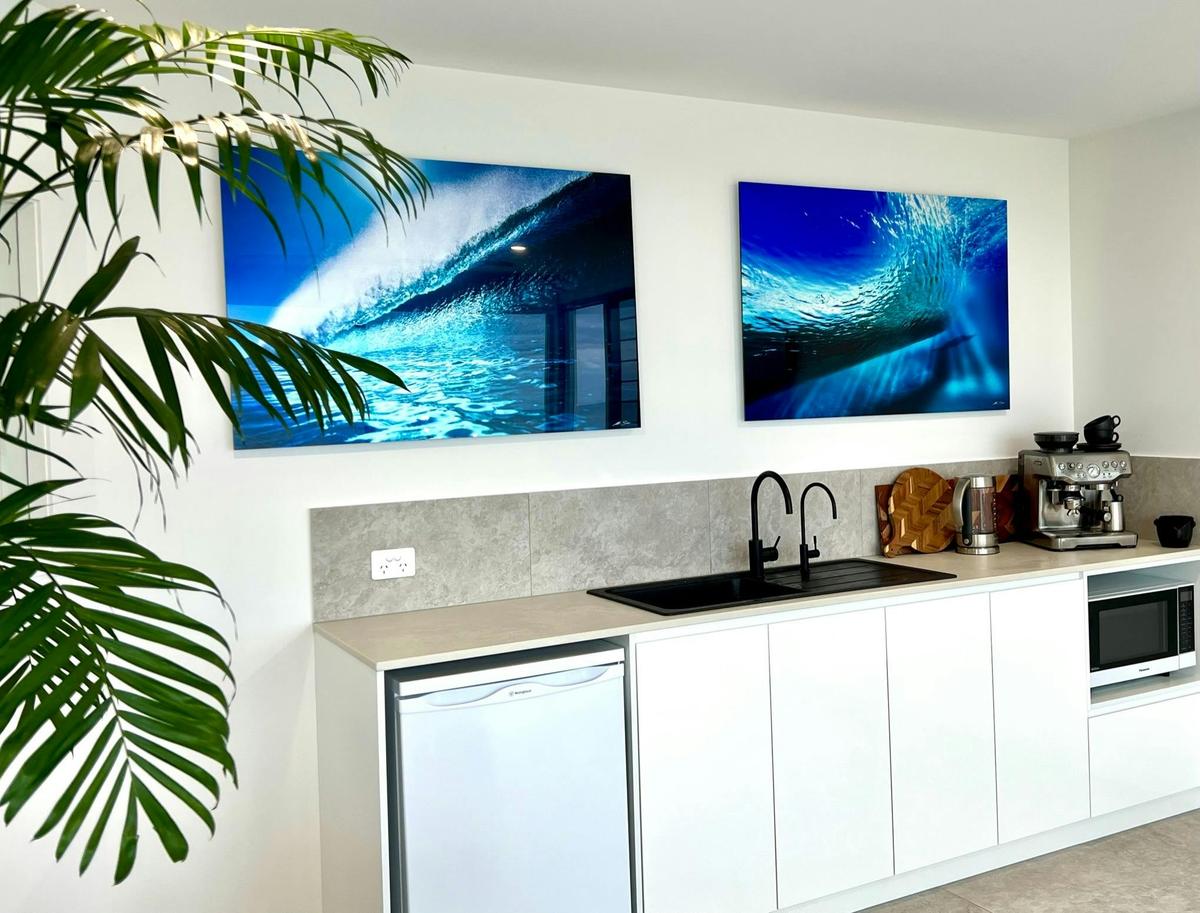 Kitchenette with ocean views Coolum Beach apartment