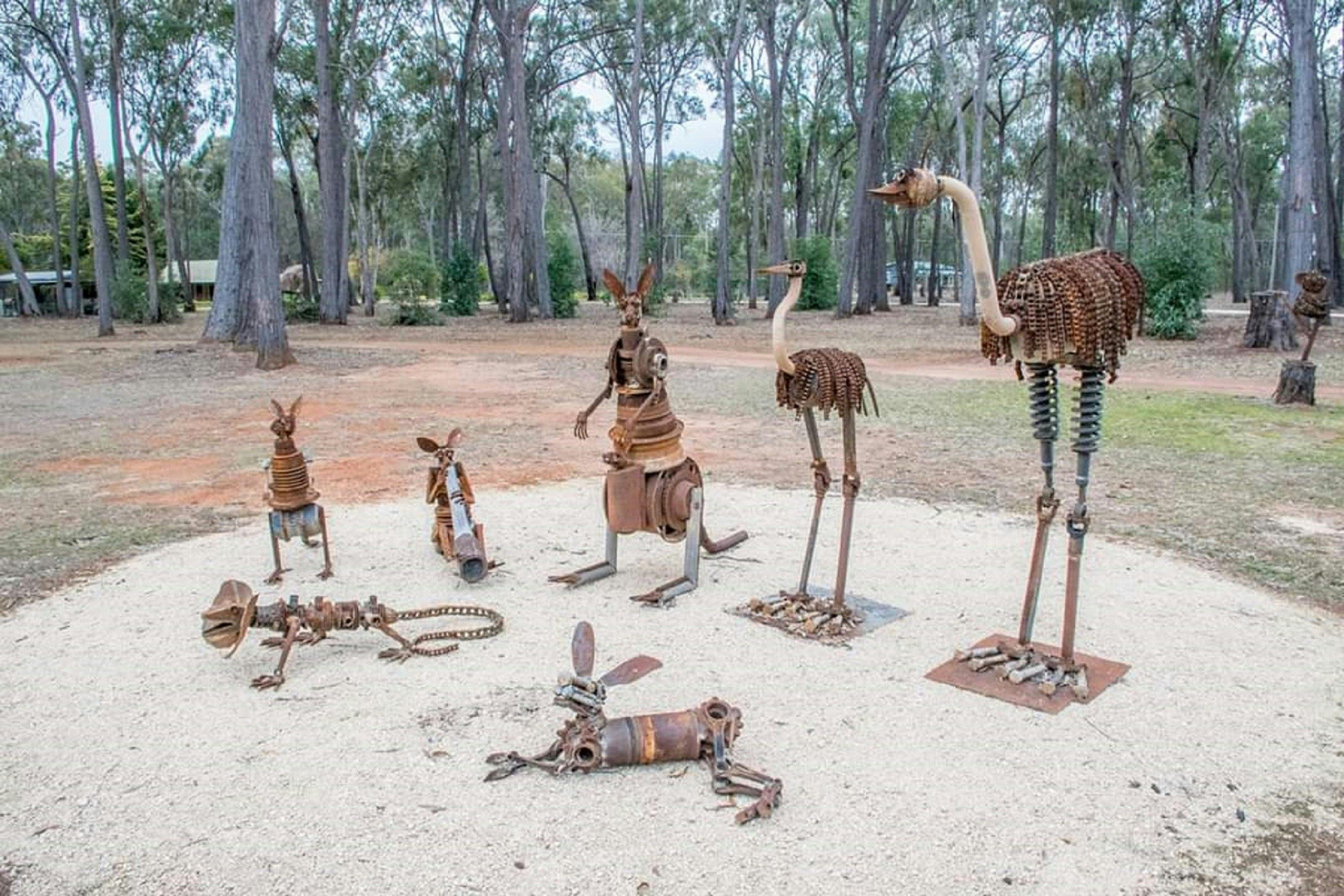 Metal Animal Sculptures