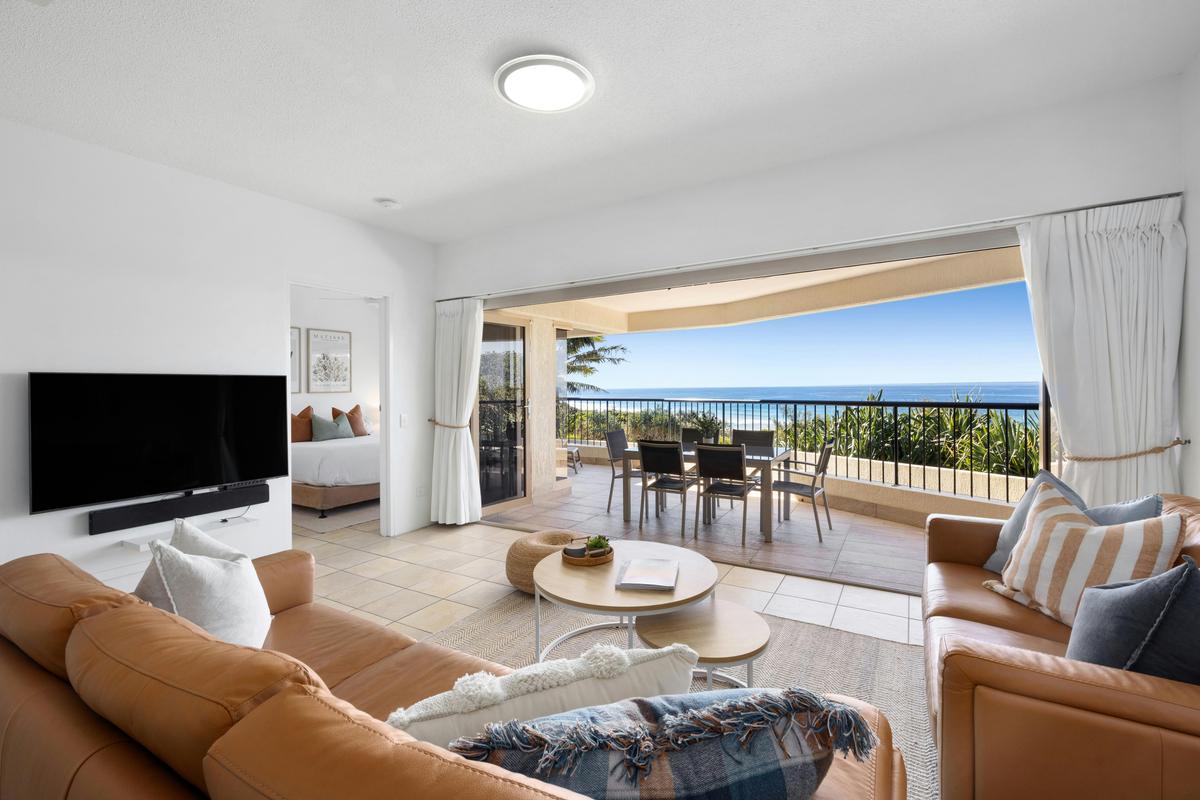 Lounge and balcony