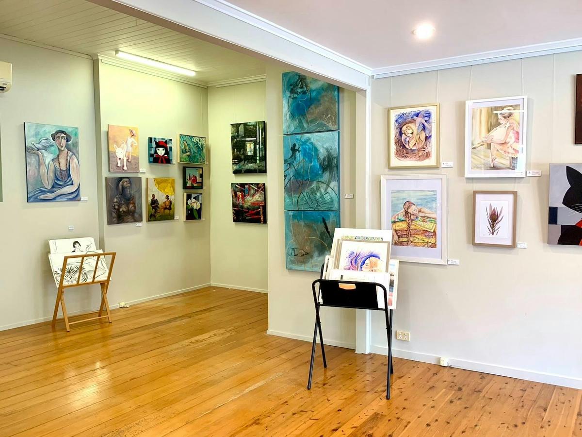 She Dreams exhibition view at Creative Room Art Space