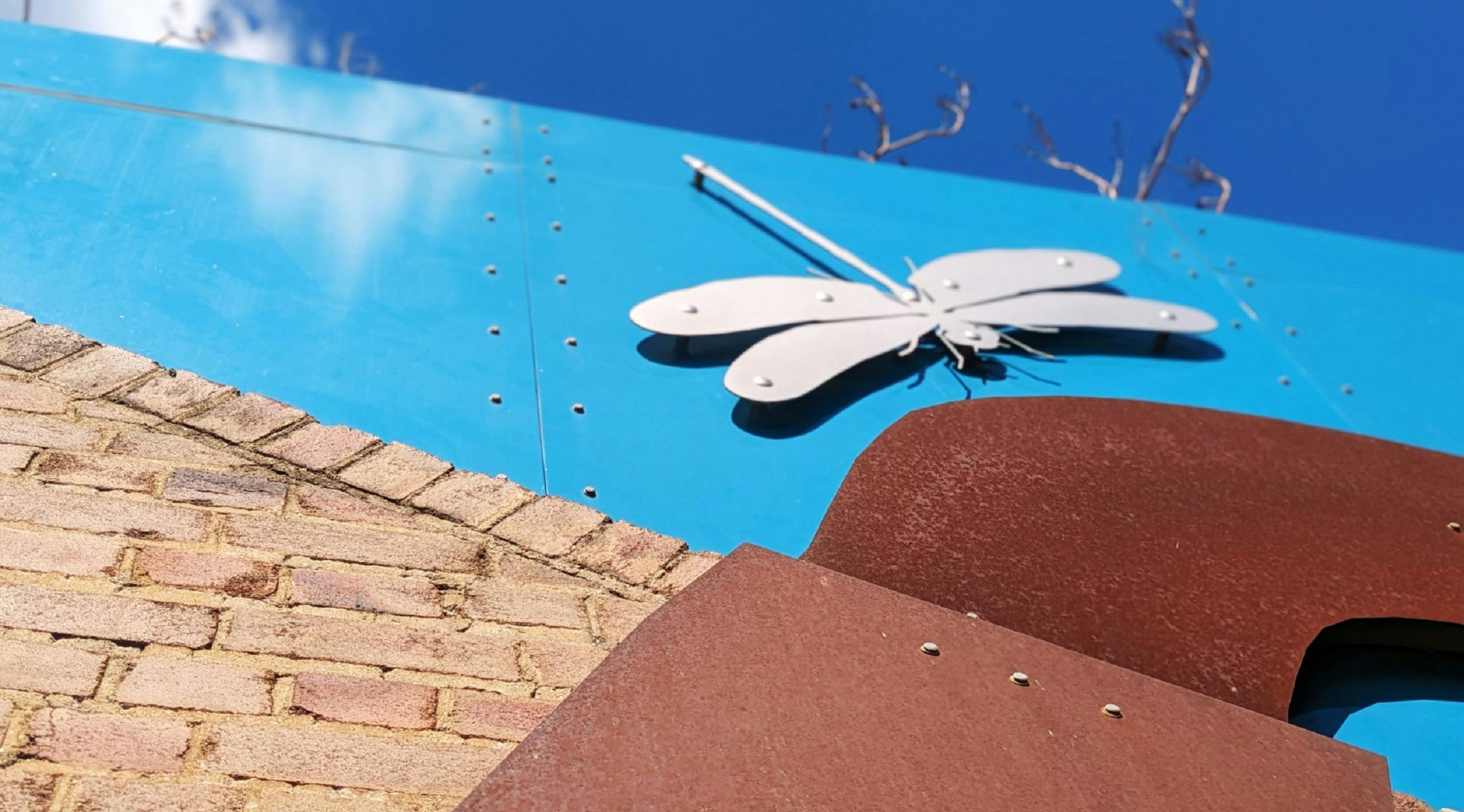 Artwork installation at the Muswelbrook Railway Underpass