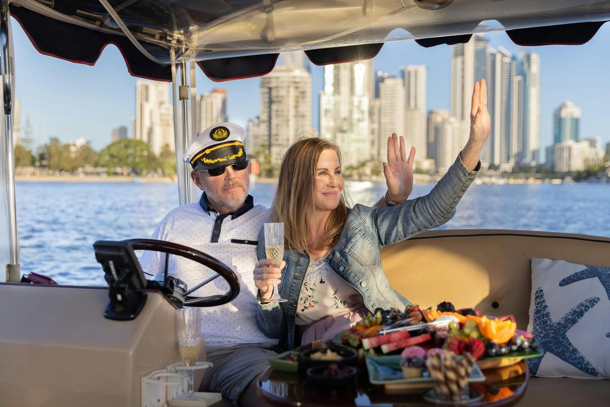 Date Night onboard a Duffy Boat