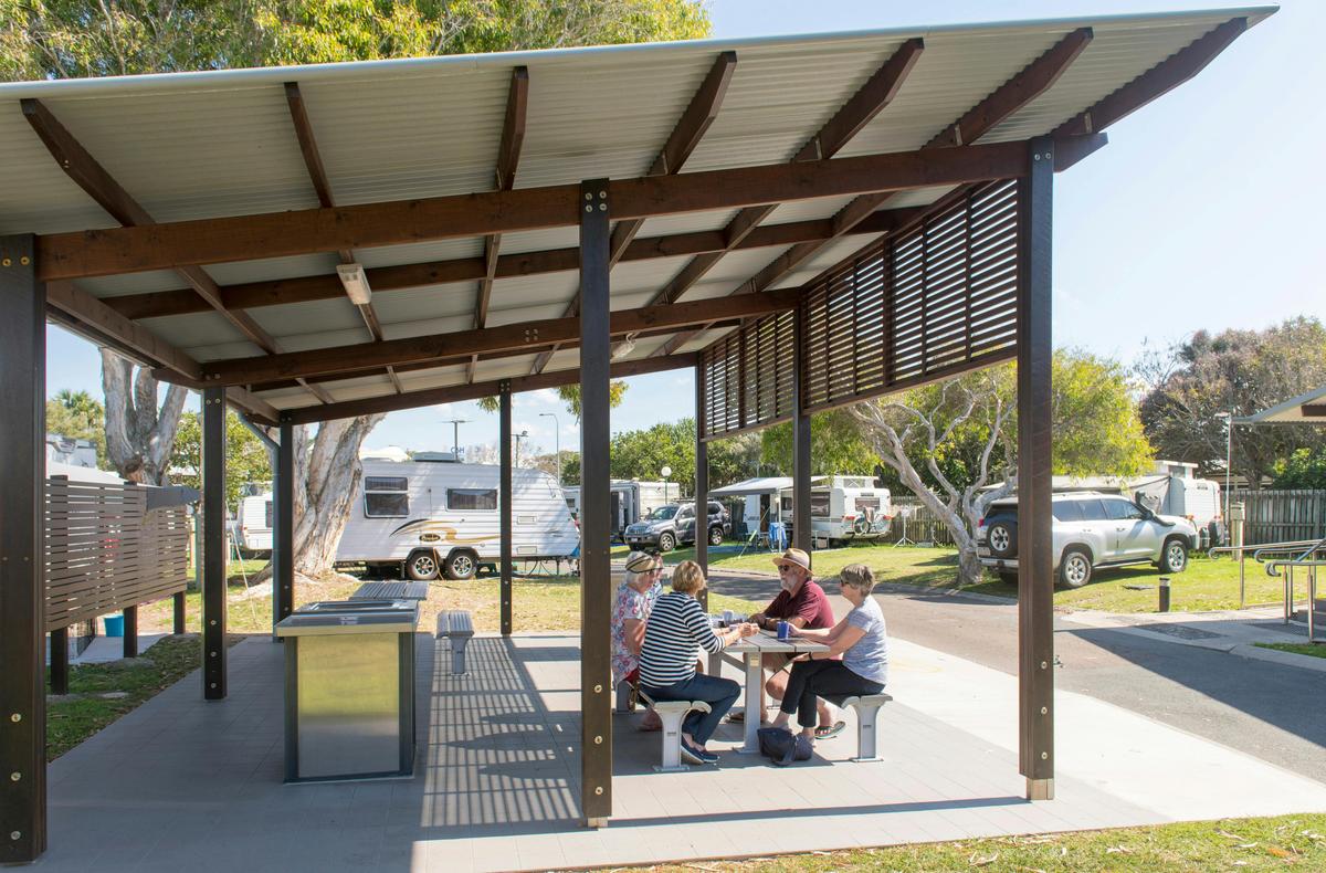 Coolum Beach Holiday Park BBQ Shelter