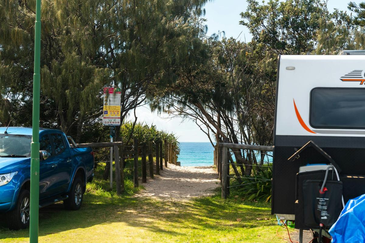Coolum Beach Access from Coolum Beach Holiday Park