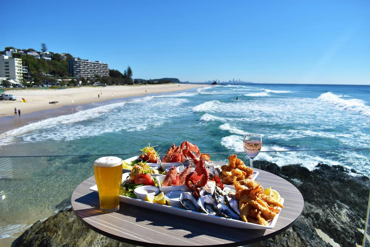 Seafood so fresh you would think the Chefs caught it from the Balcony