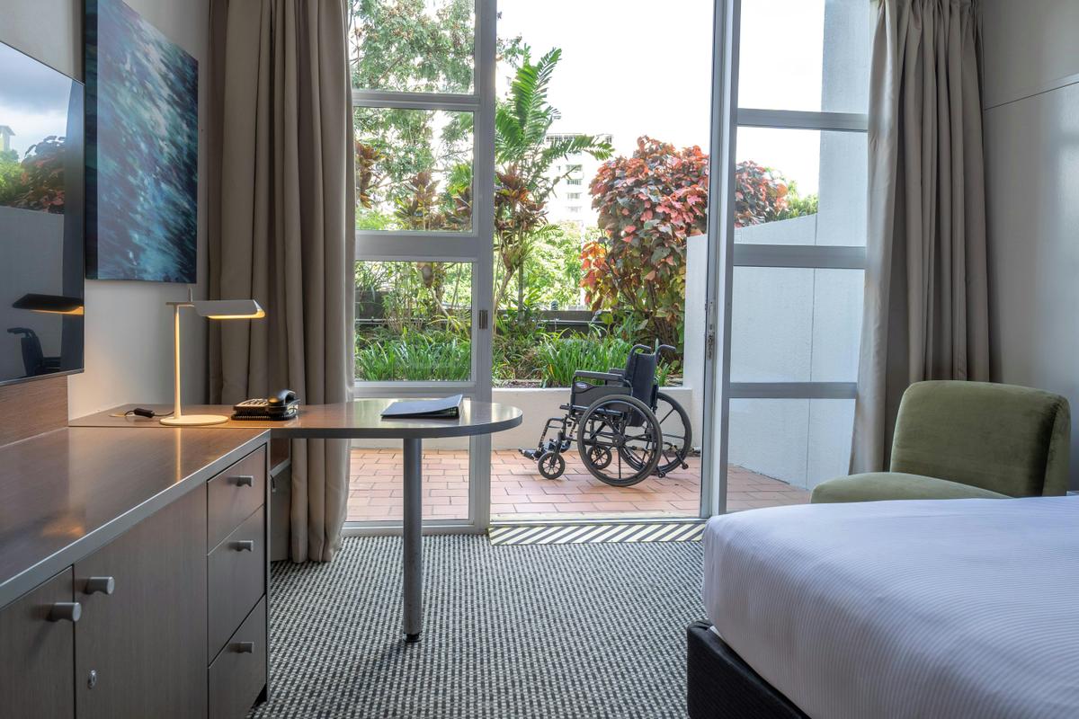 King Accessible Room with Roll in Shower