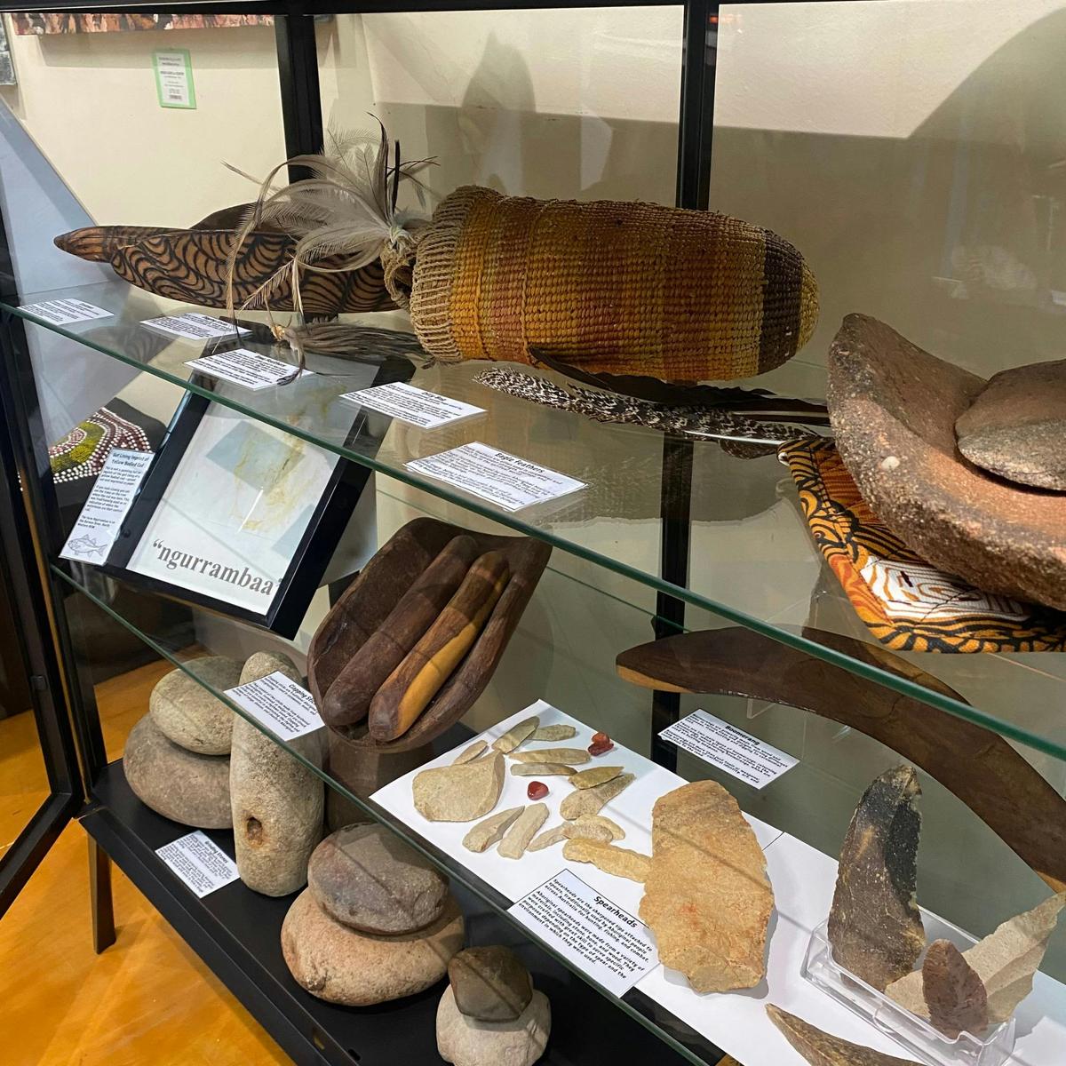 Aboriginal Artefacts in the Gallery