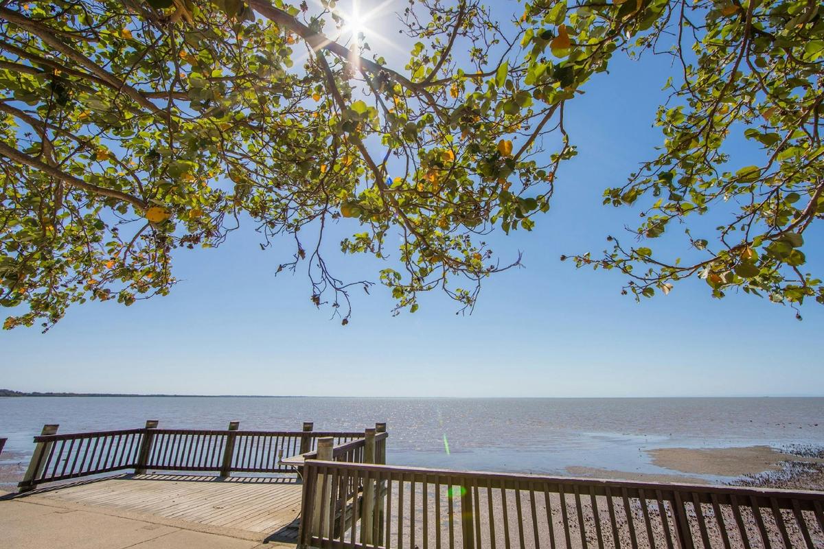 Enjoy a stroll along the waterfront Cottonwood walk