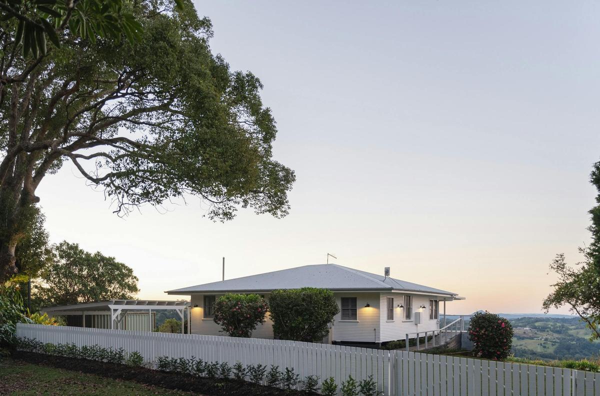 Perched on a private escarpment. Private.