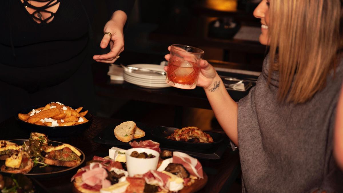 A range of shared meals and signature cocktails