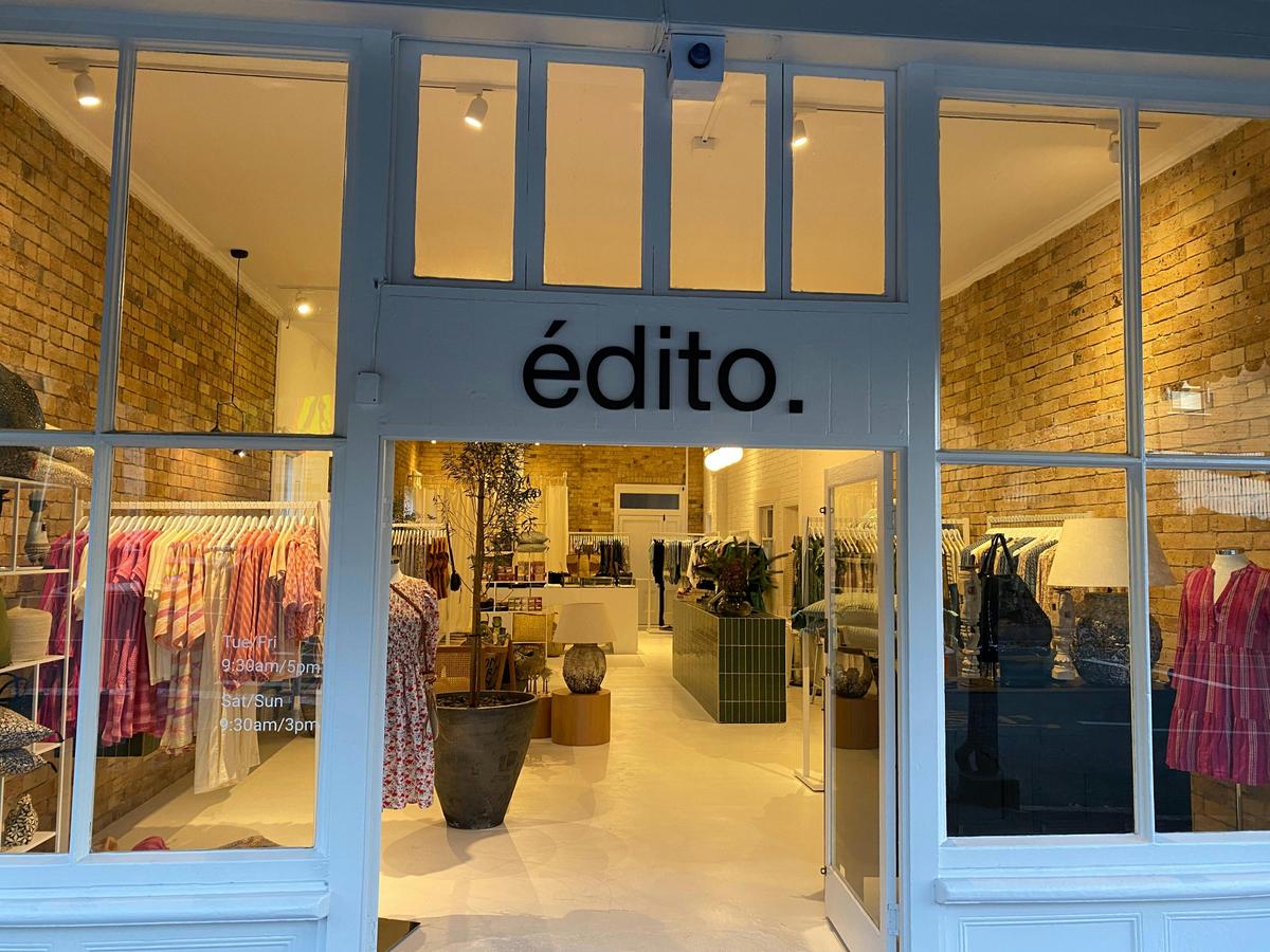 Edito boutique on James street in New Farm, Brisbane