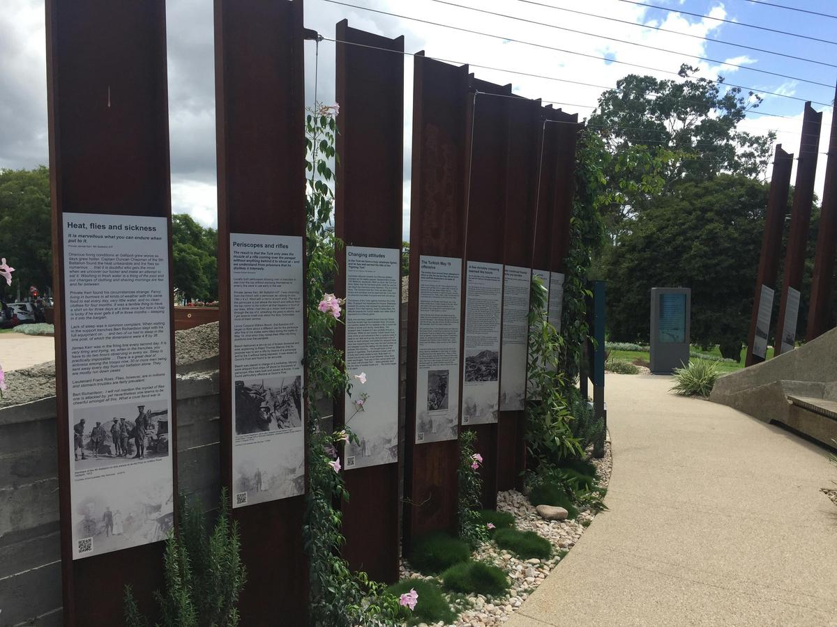 Gallipoli to Armistice Trail information panels