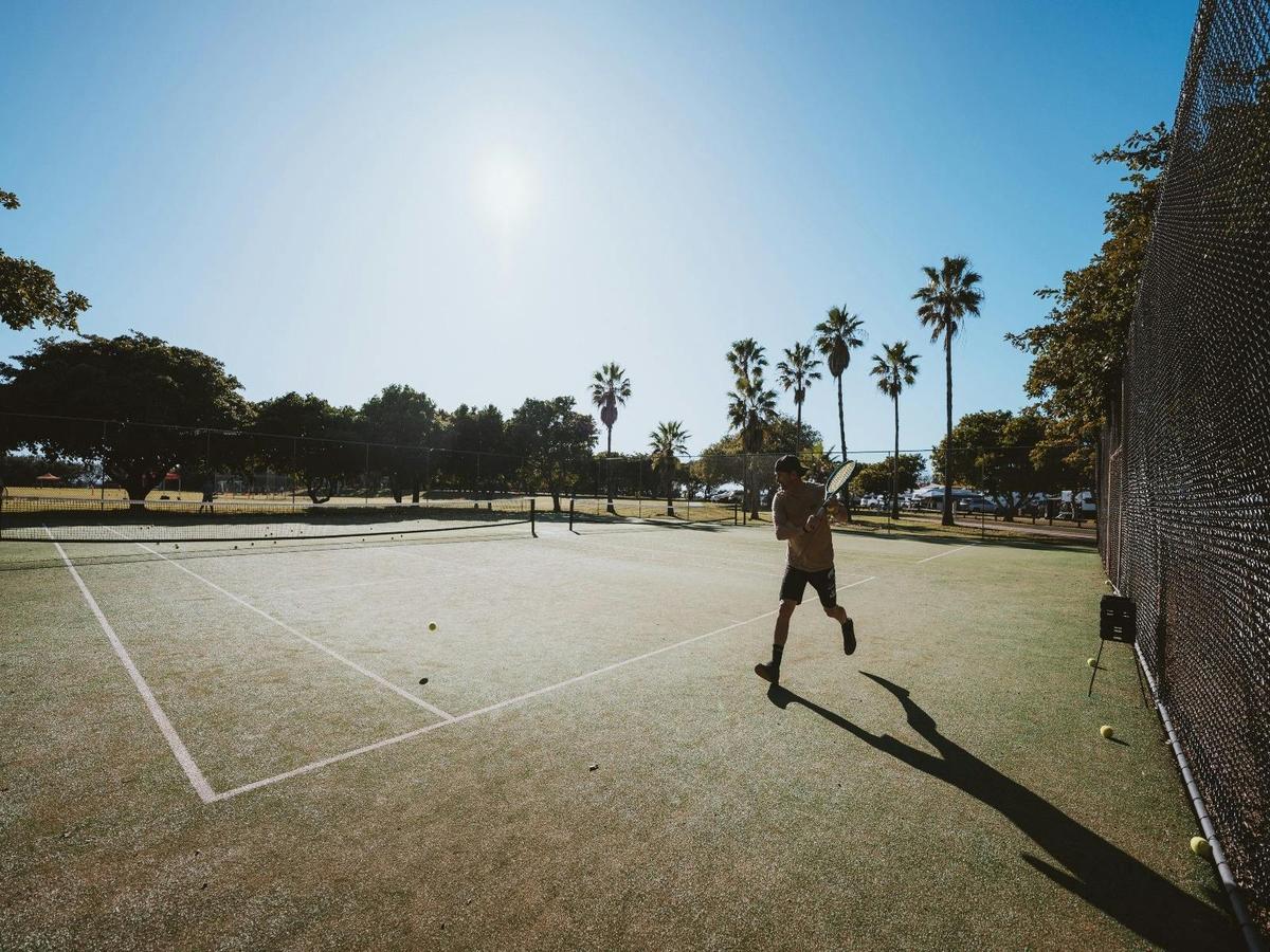 Onsite tennis court