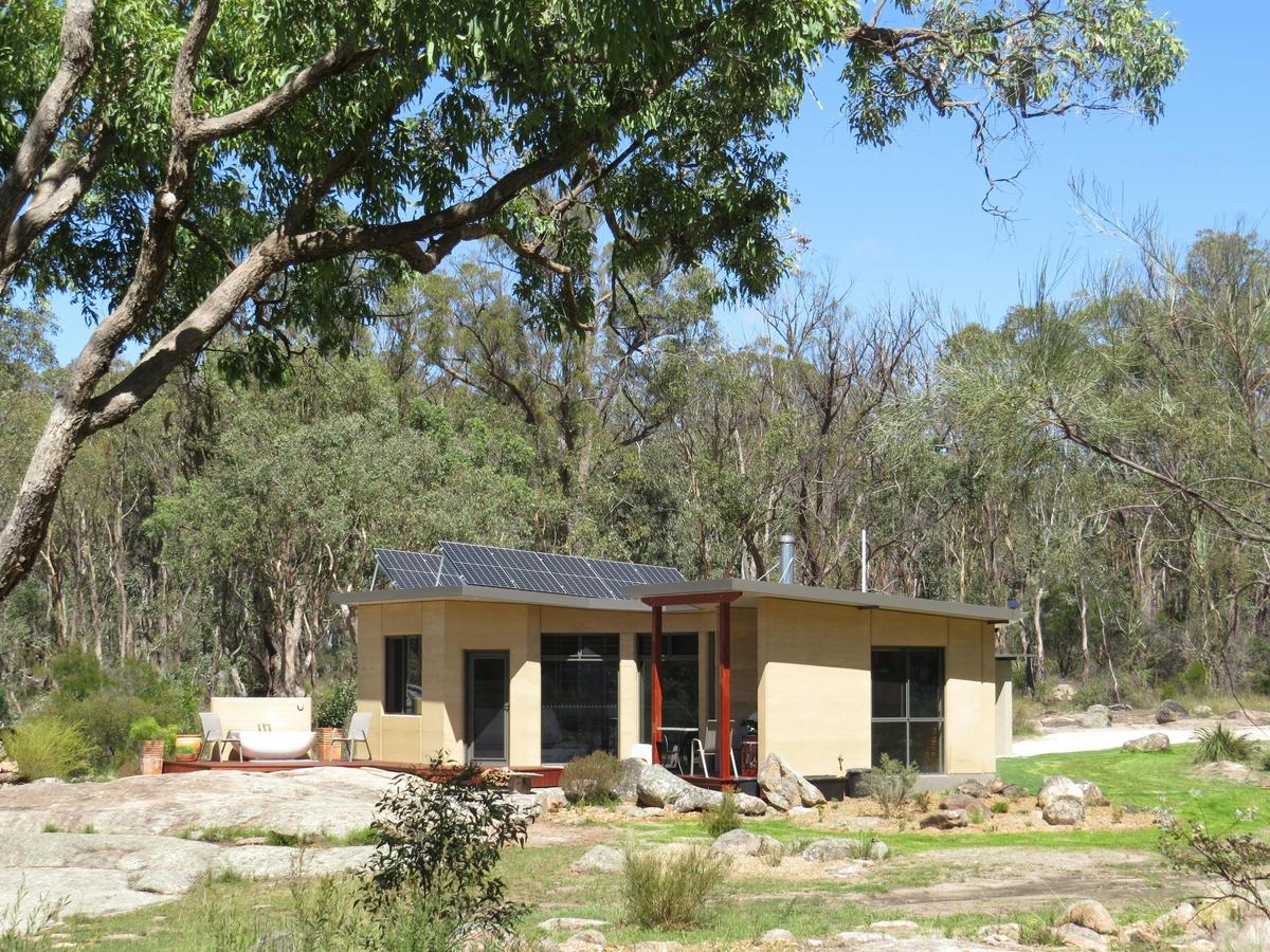 The private cabins at Earth & Soul Retreat are secluded in natural Queensland Granite Belt bushland