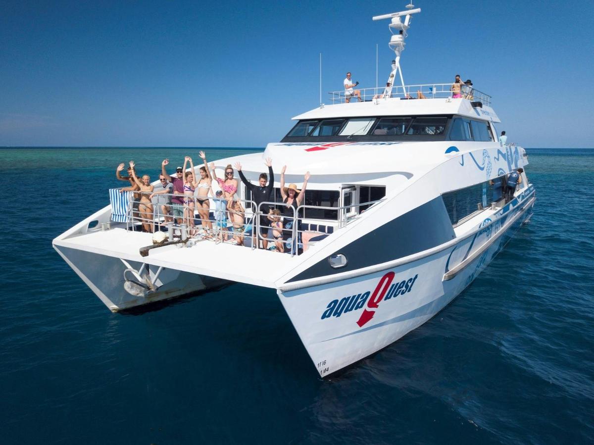 AquaQuest Outer Great Barrier Reef Day Trip from Cairns