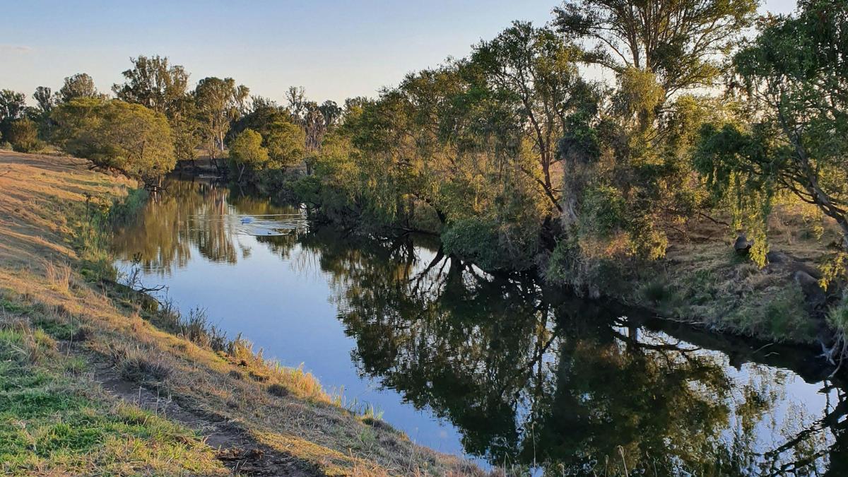 Deep Dime, Large waterhole in creek.