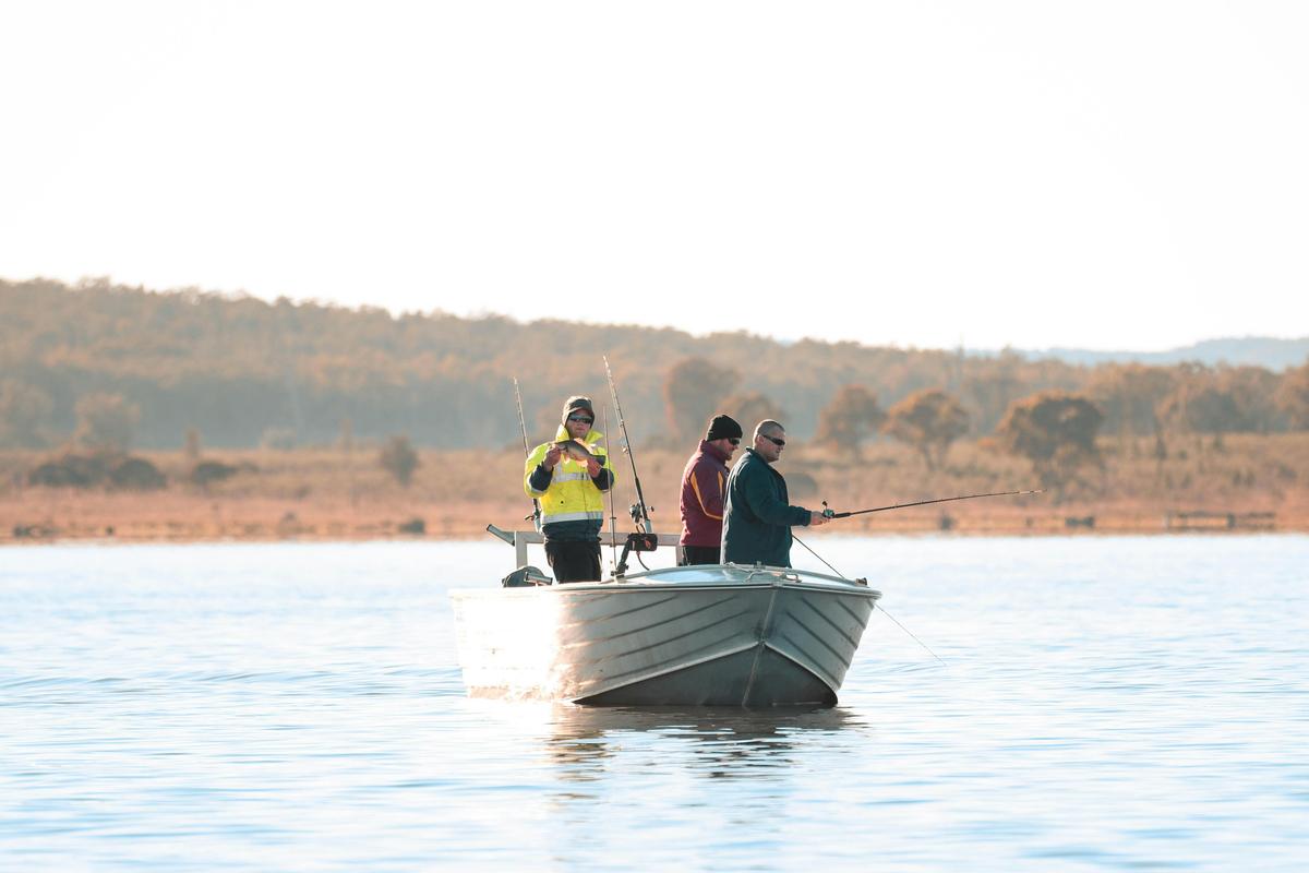 Fishing at Coolmunda Dam