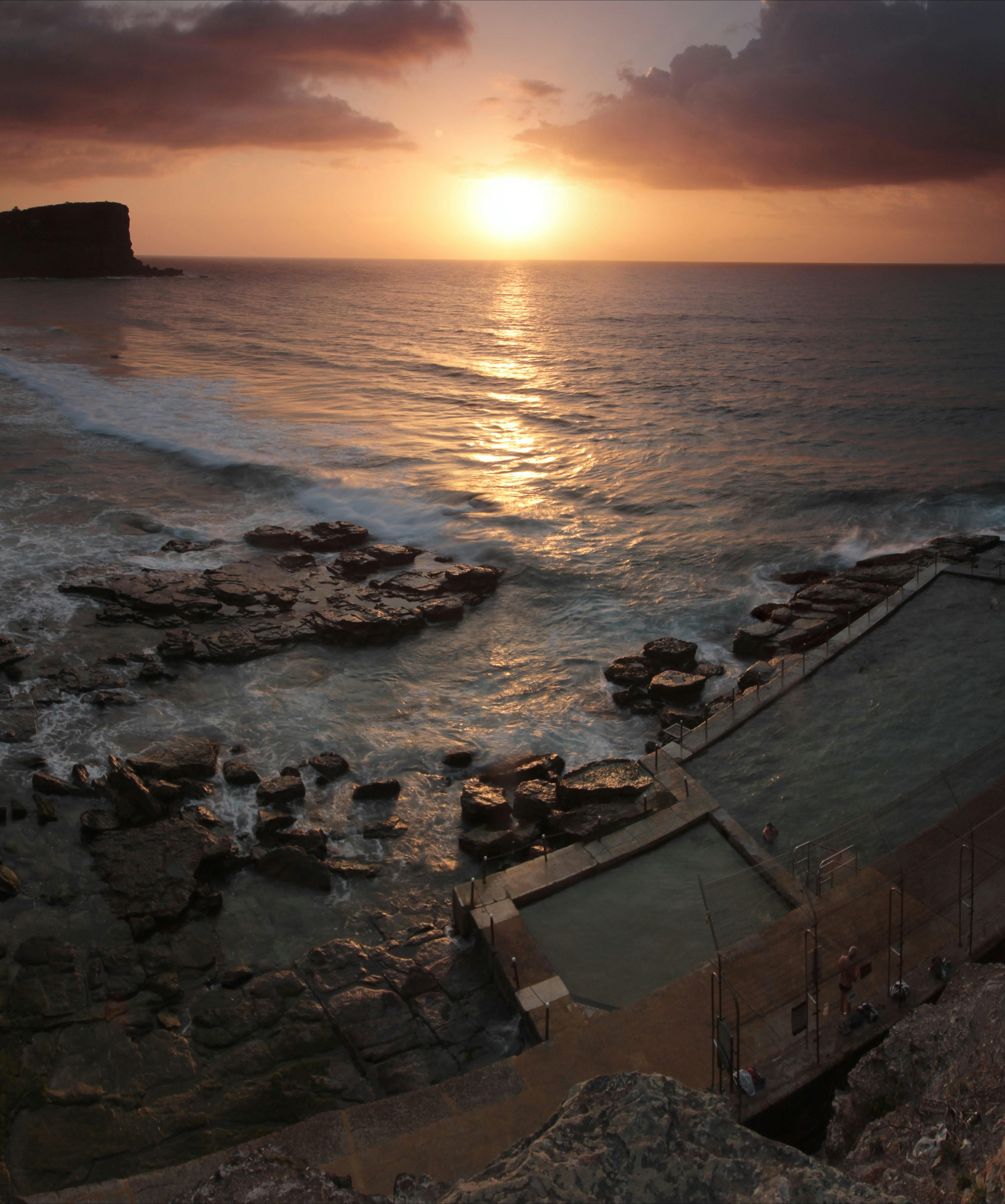 Avalon Beach at sunrise, Northern Beaches
