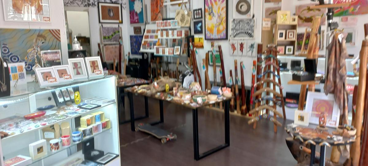inside shop