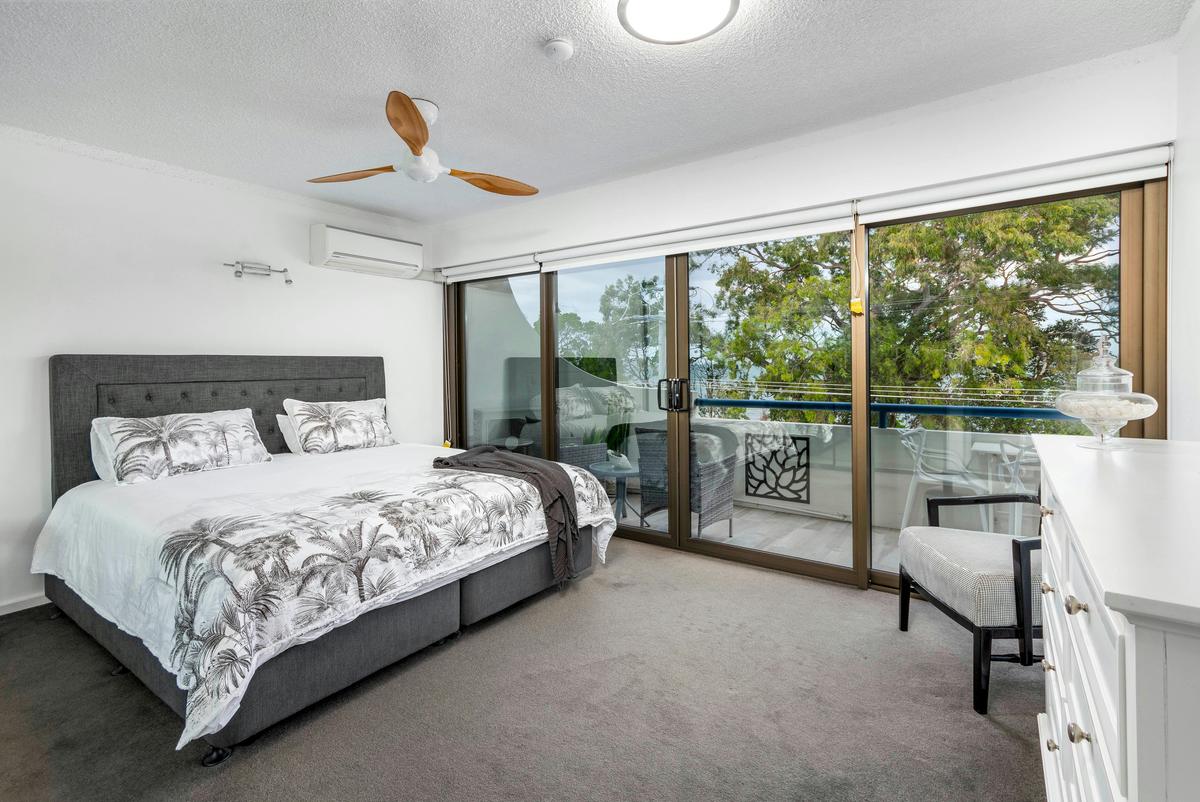 Bedroom overlooking Pumicestone Passage