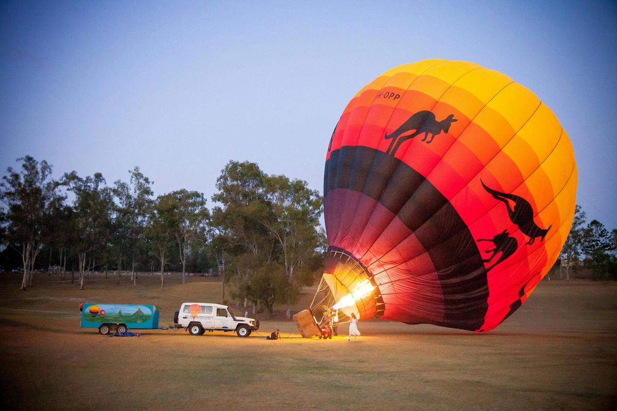Queensland Country Sunrise Hot Air Balloon Flight – Somerset & Brisbane Valley Views