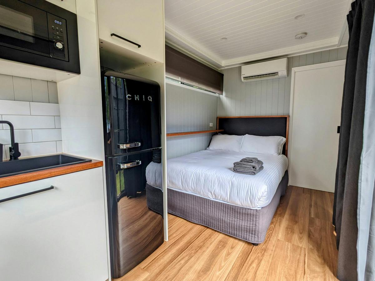 Couples Cabin Interior - Bedroom Area