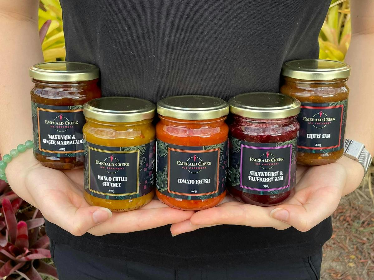 Condiments that we make on site