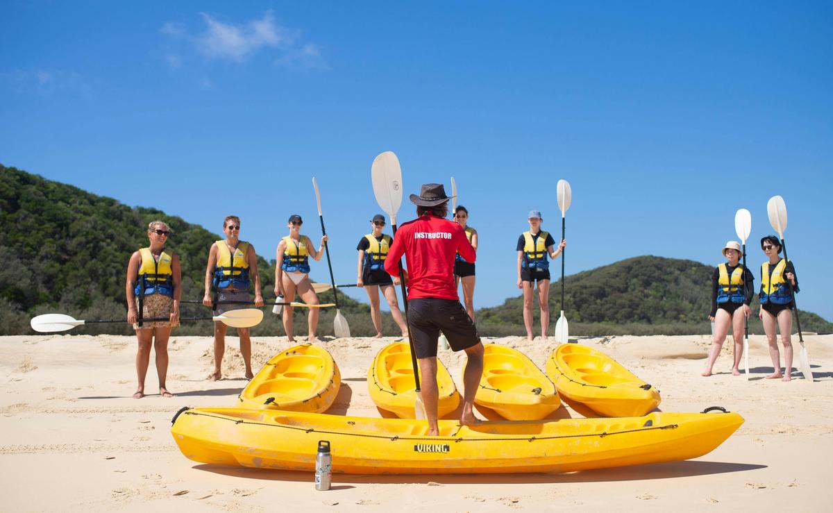 Noosa Whale Watching Ocean Kayaking & Beach 4X4 Tour