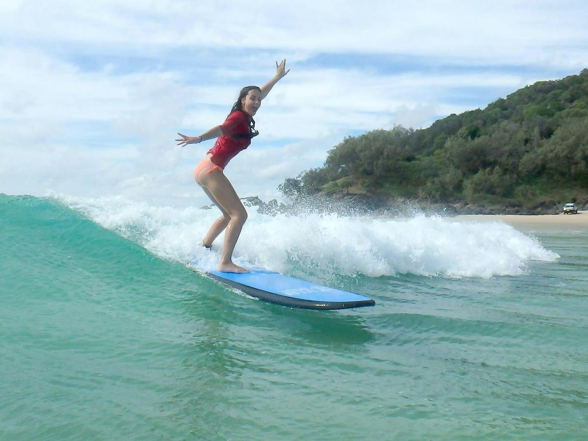 Epic Surf Lesson Noosa - Australia’s Longest Wave 4X4 Day Trip