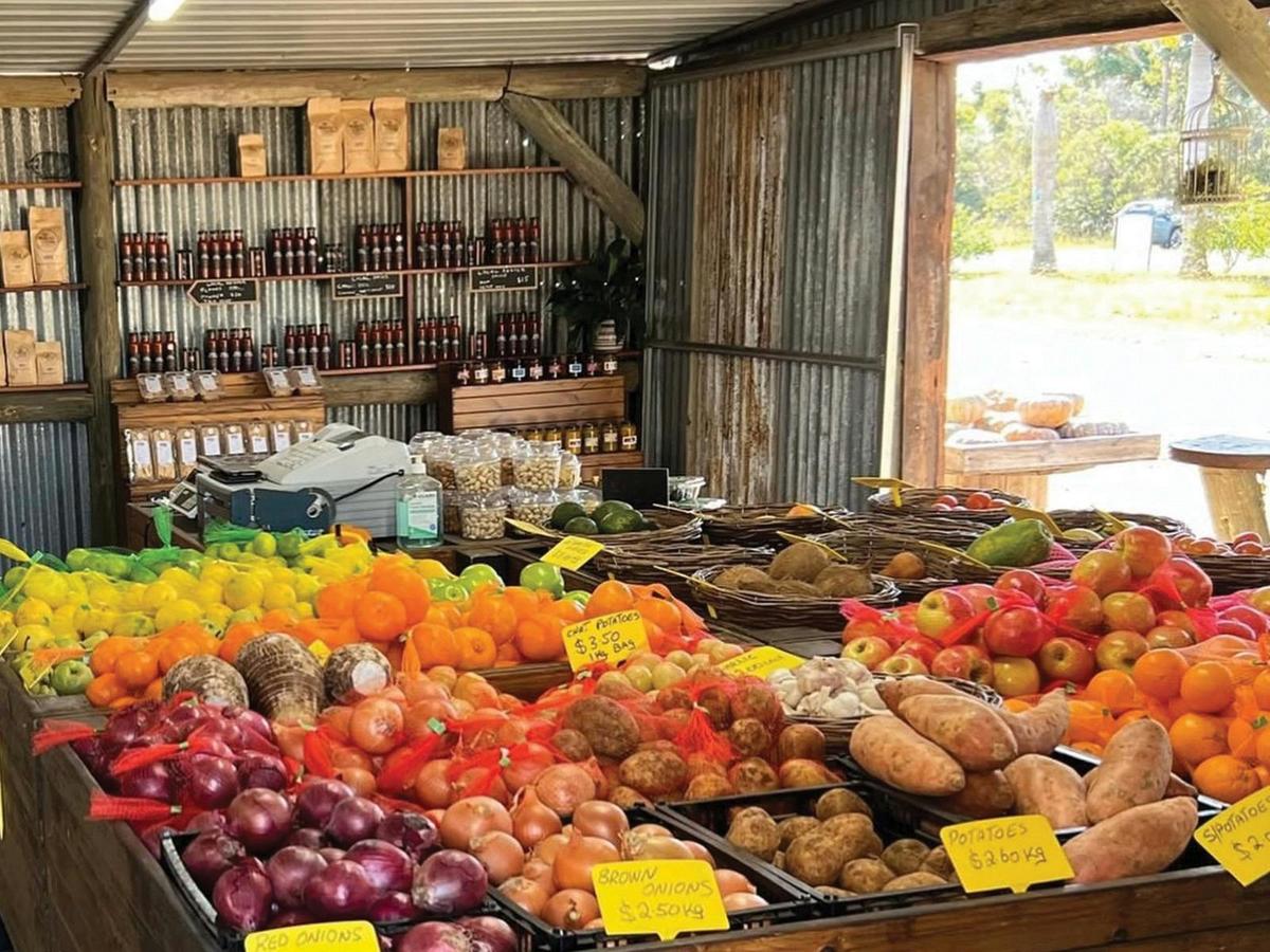 Fresh produce display