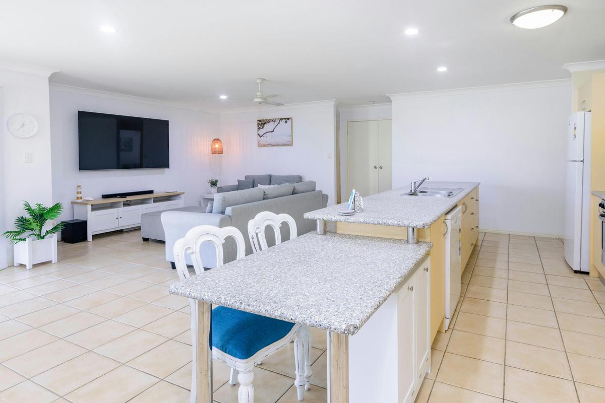 Kitchen and living area