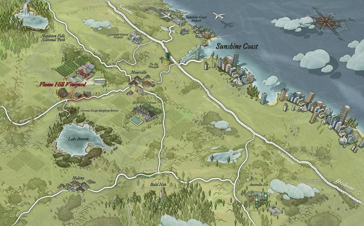 Montville vineyard map
