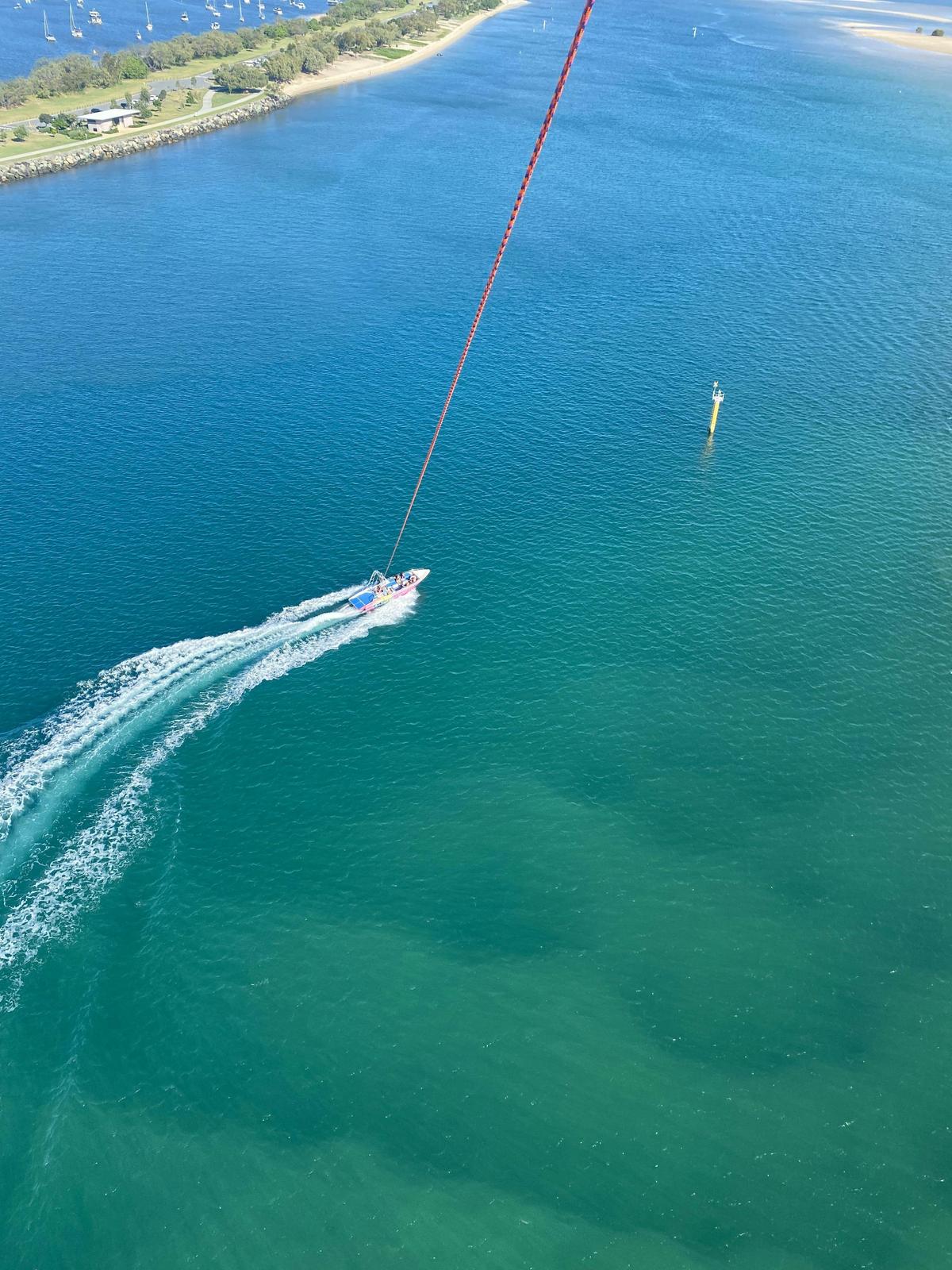 Gold-coast Parasail view.