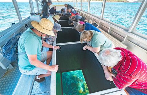 Great Keppel Island Glass Bottom Boat Cruise