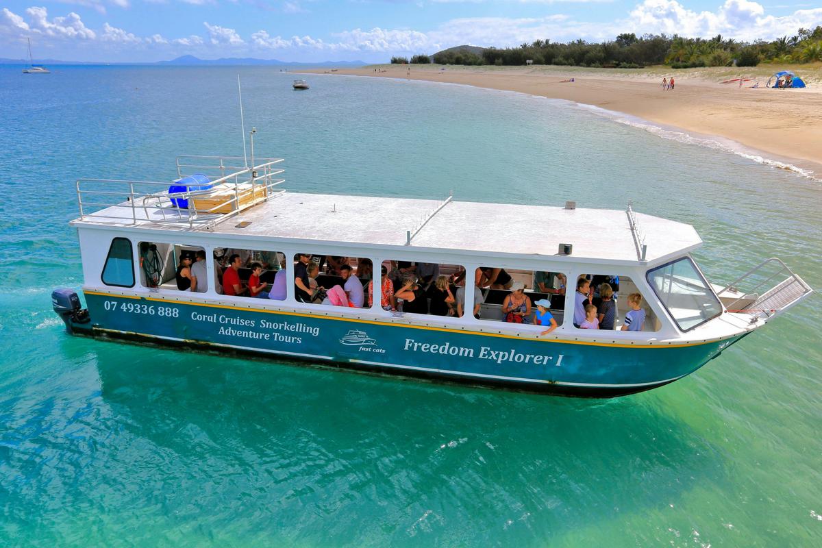 Great Keppel Island Glass Bottom Boat Cruise