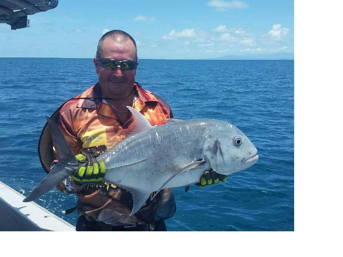 GT Popper fishing on the Great Barrier Reef