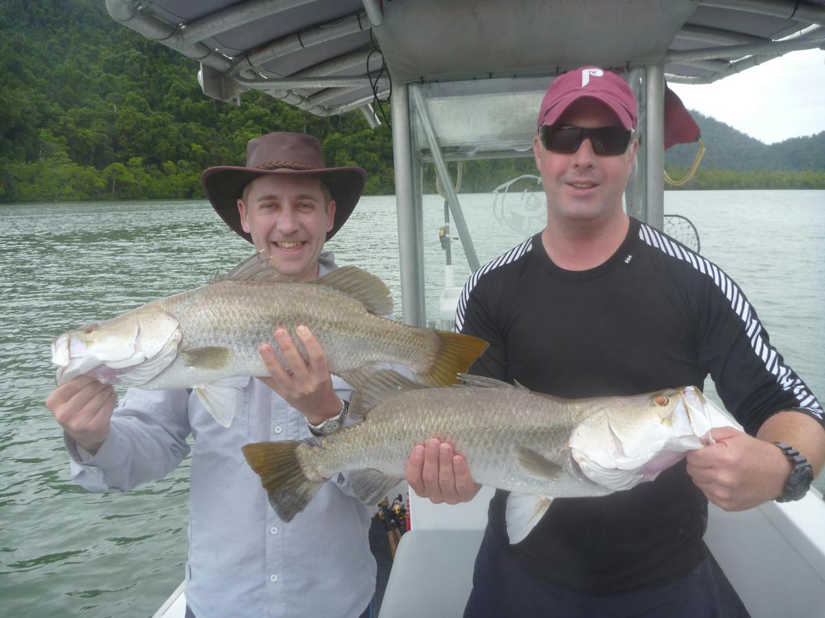 River fishing on the Mulgrave & Russell Rivers and Mutchero Inlet