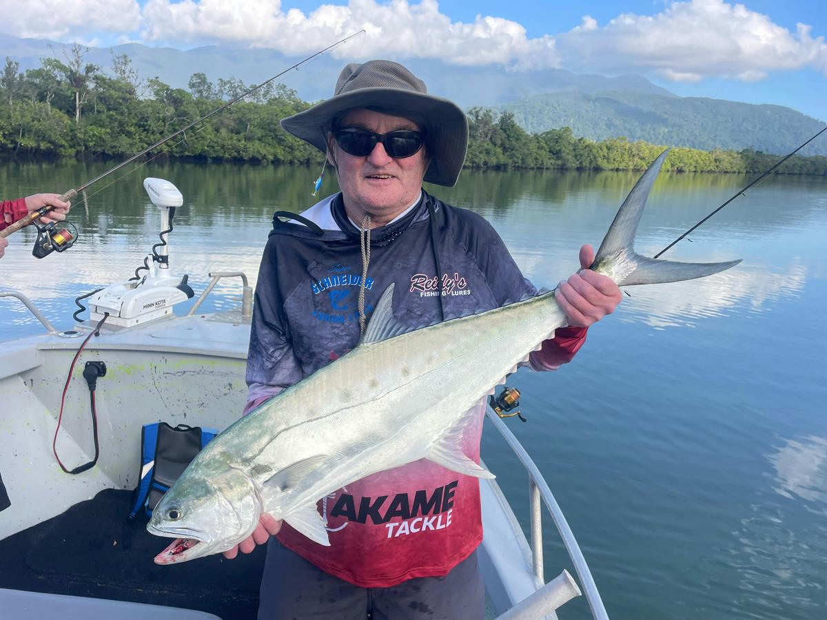 River fishing for Giant Queenfish