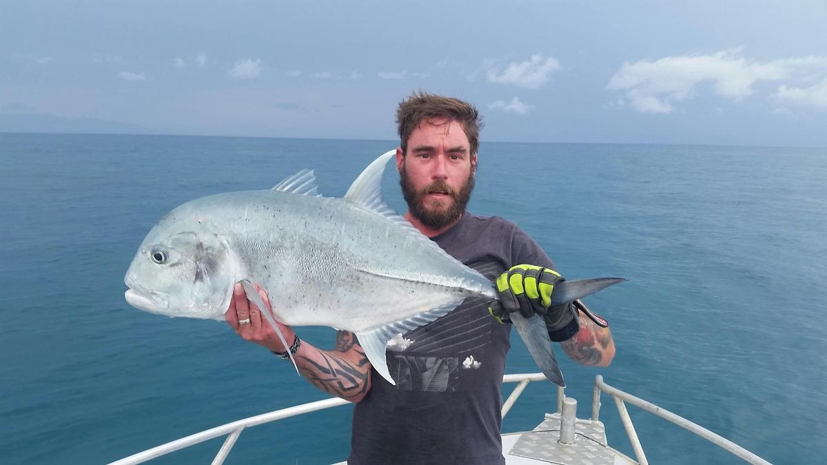 GT Popper fishing on the Great Barrier Reef