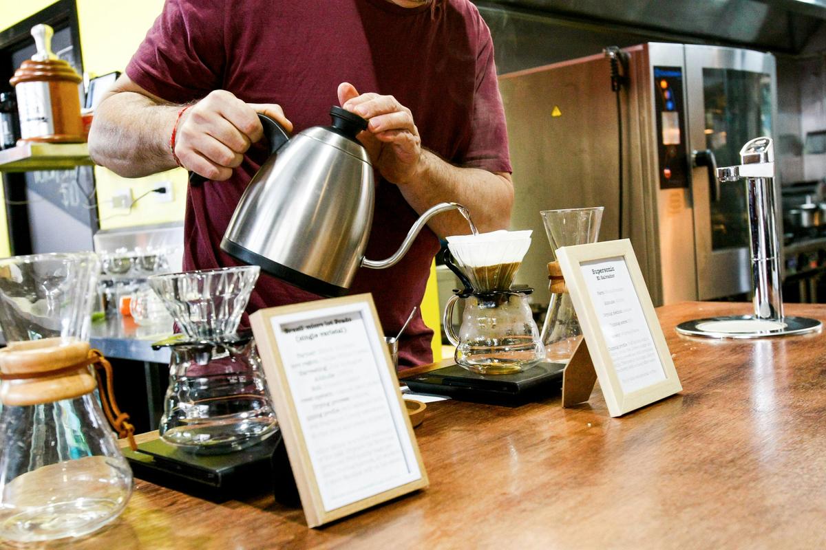 They offer two single origin filter coffees that change weekly