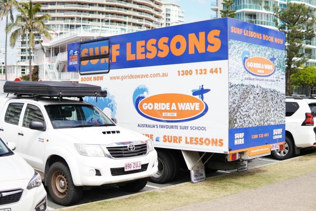 Surfing Lesson at Coolangatta