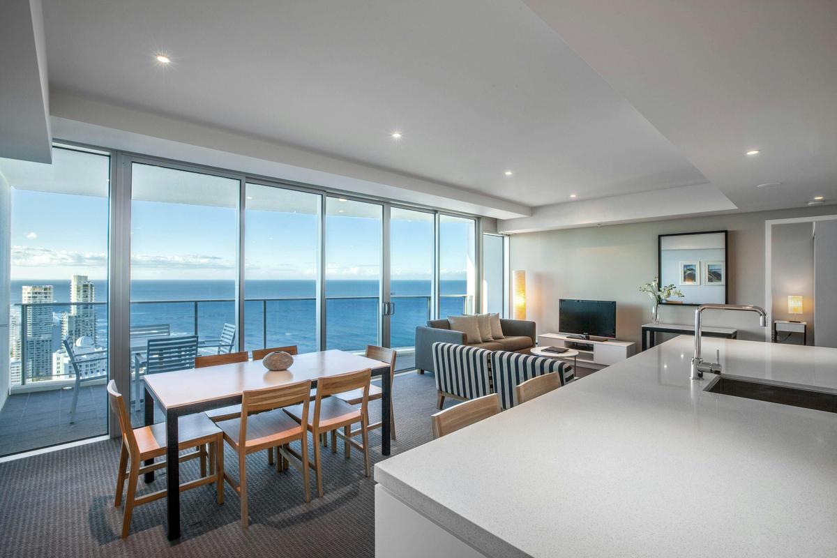 Two Bedroom Two Bathroom Sky High Residence