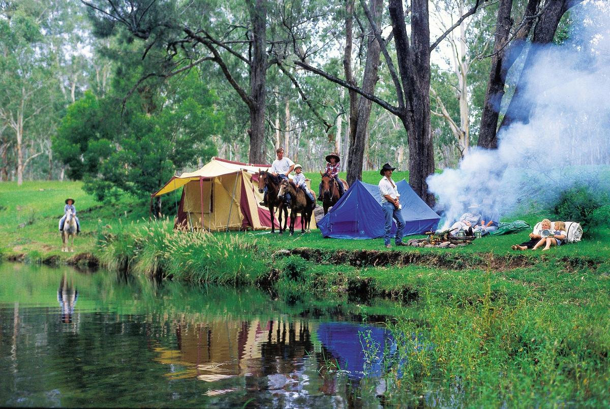 Camping at Goomburra