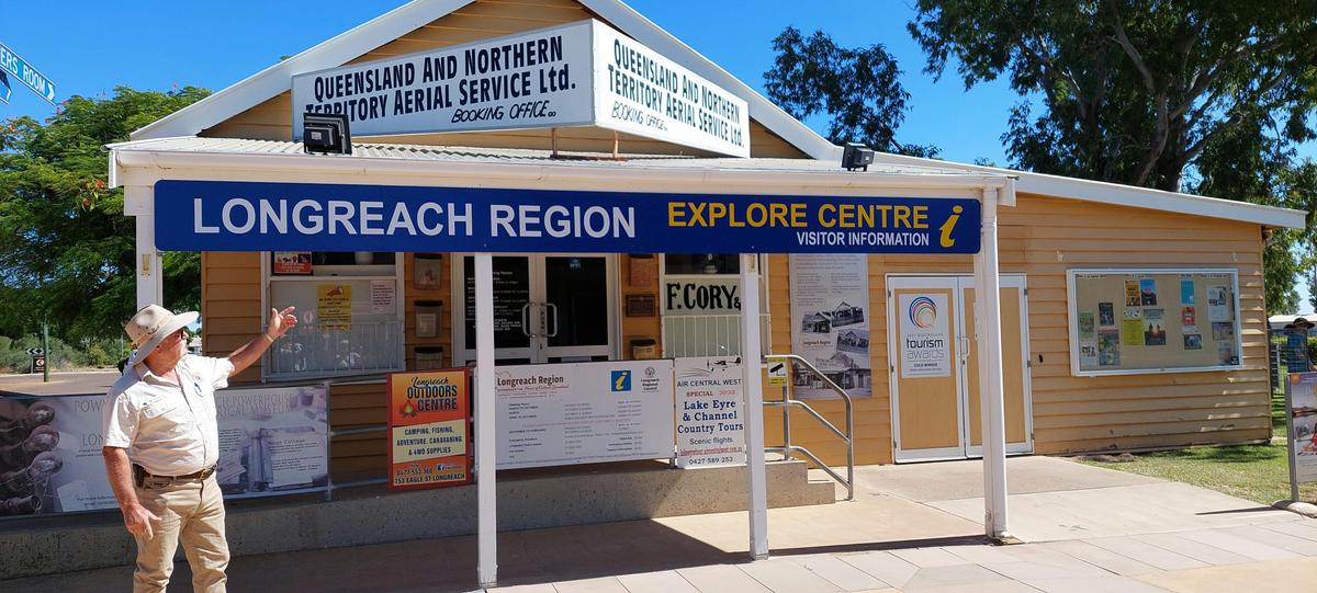 Meet us at the Longreach Information Centre