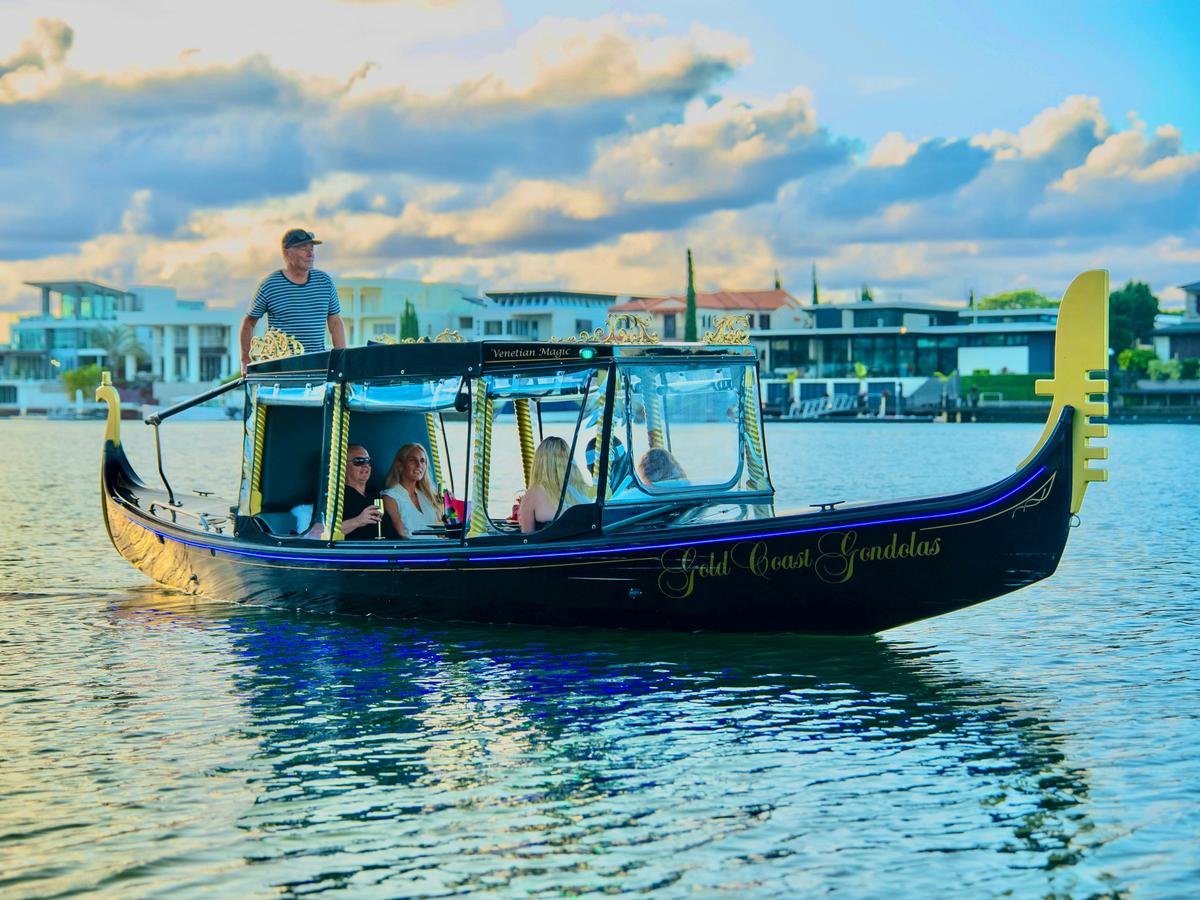 Luxurious private gondola cruises for 2-5 guests. BYO or catered packages available