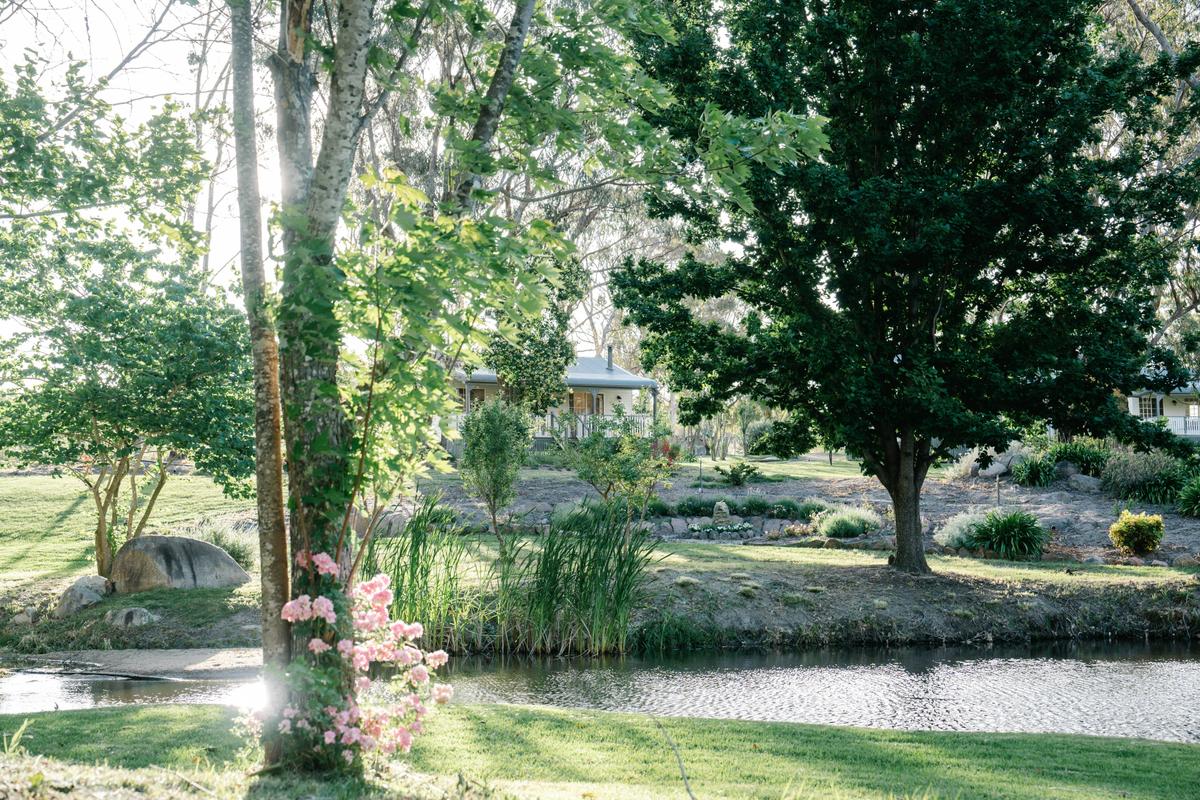 Lake view from cottage veranda