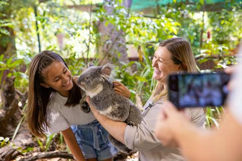 Gold Coast Currumbin Wildlife Sanctuary & Burleigh Heads Private Tours (8 hours)