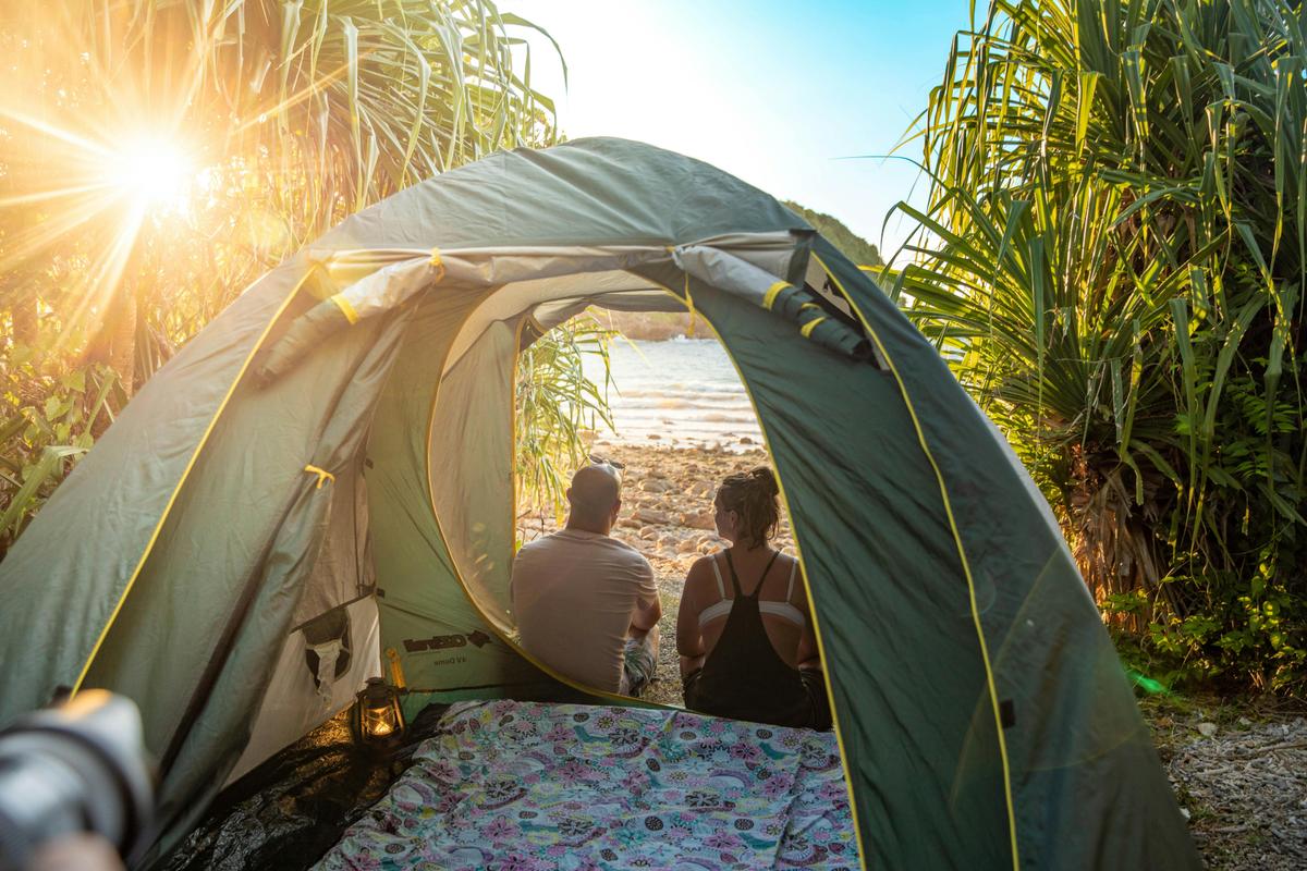 Island Camping Drop-off