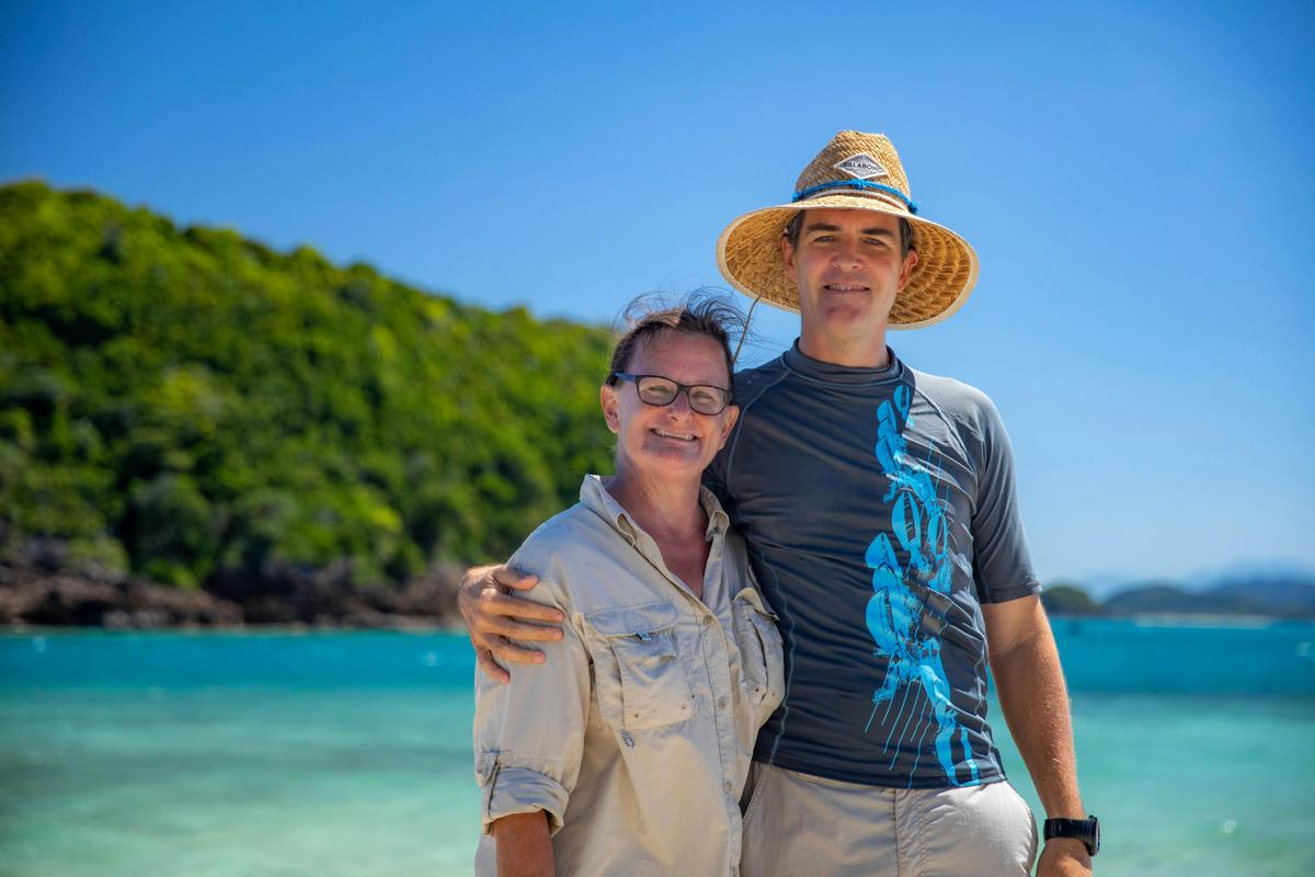 Your hosts Dr Adele and Captain Stuart